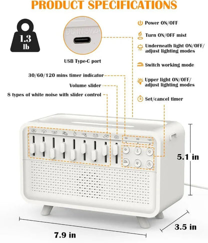 ComfortCharms™ White Noise Machine
